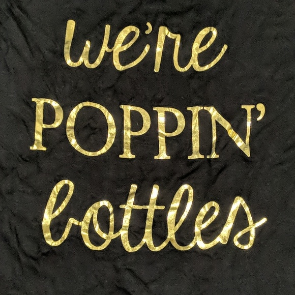 NWT ~ WE'RE POPPING BOTTLES Tank Top - Picture 4 of 5